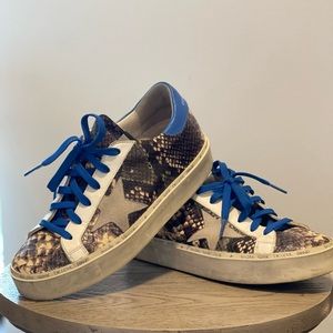 Golden Goose Women’s Hi Star Snake Embossed Sneakers size 38